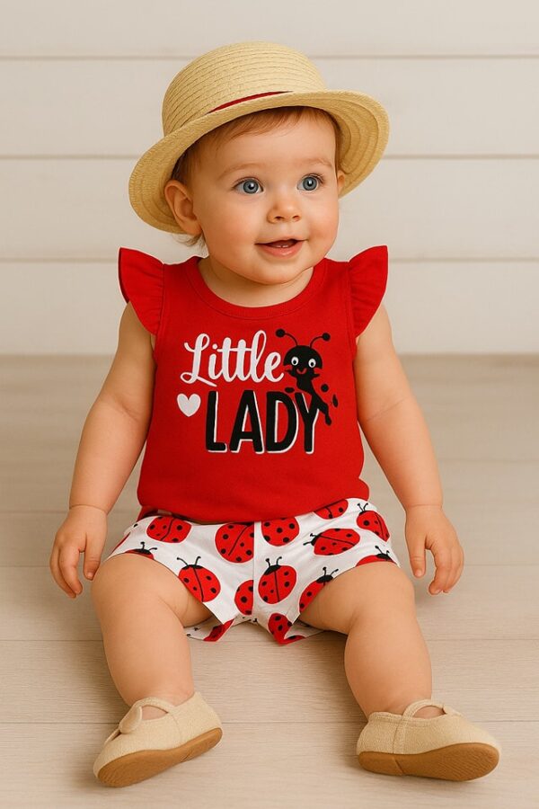 Little Lady Baby T-Shirt and Pant Set